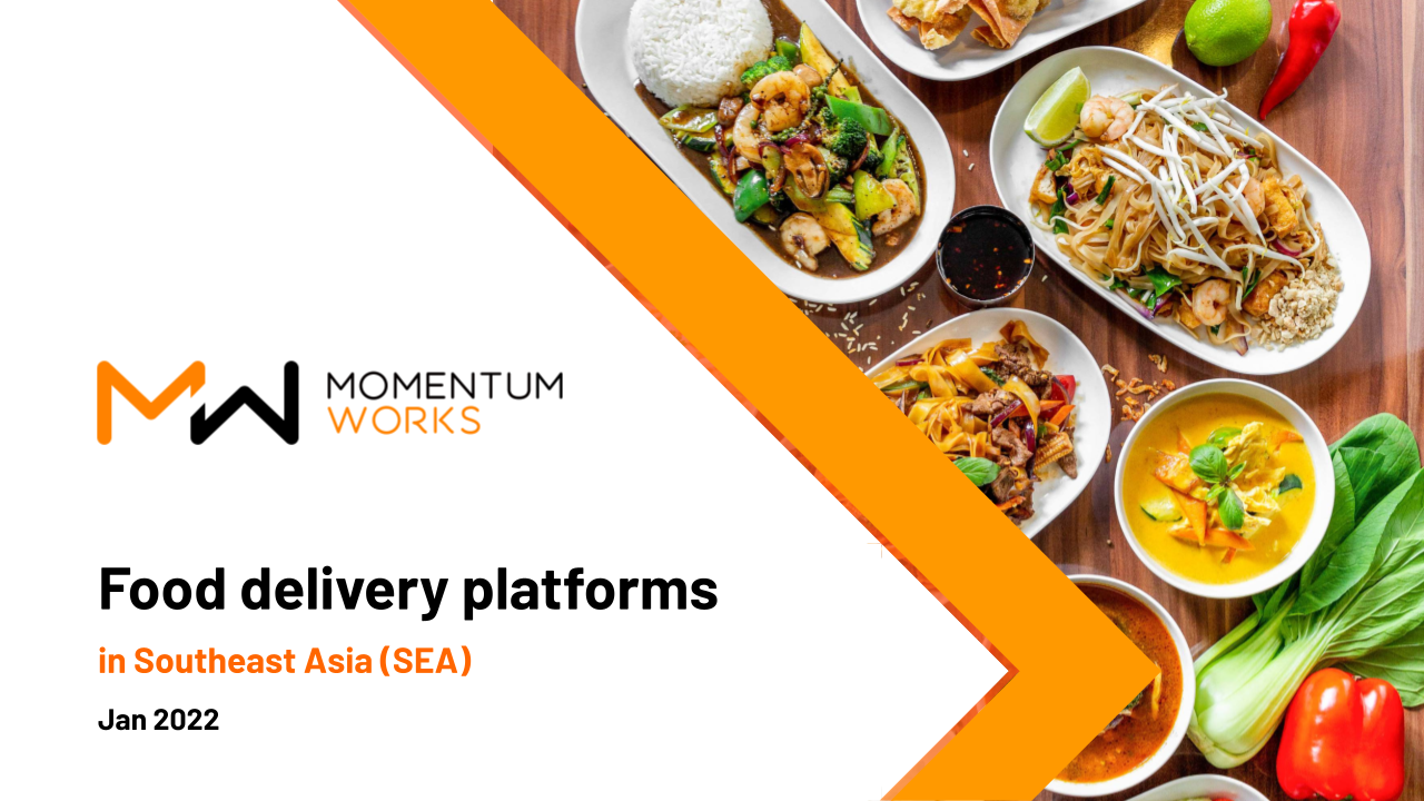 Food delivery platforms in Southeast Asia 2022